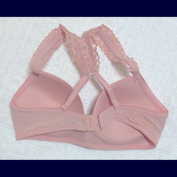 Aerie 32C Light Pink Push-Up Bra with Latch for Racerback - Picture 5 of 8